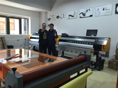 【長沙】登騰老客戶數(shù)金文印再次采購兩臺黑邁VO寫真機 