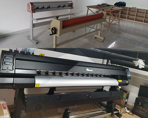 【長沙嘉華速印】當(dāng)場簽訂煥圖寫真機(jī)等3臺(tái)設(shè)備 多人協(xié)力抬到2樓