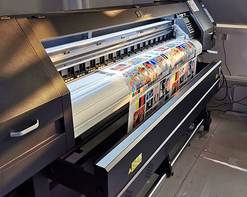 【長沙】廣告公司噴繪寫真機(jī)入手多臺 這次是煥圖1.8米雙頭